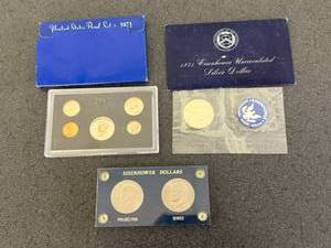 lot 16 image: 1971 US Proof Set & Eisenhower Dollars