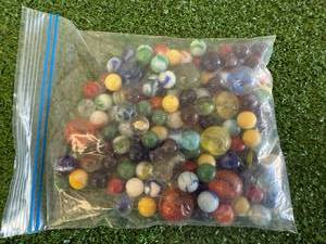 lot 52 image: Glass Marbles