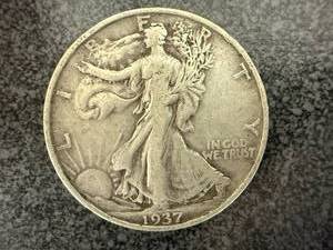 lot 139 image: 1937 Walking Liberty Half Dollar