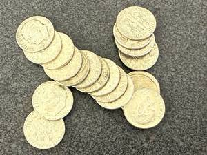 lot 164 image: 20 Roosevelt Silver Dimes