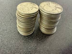 Full Roll (40) Washington Silver Quarters