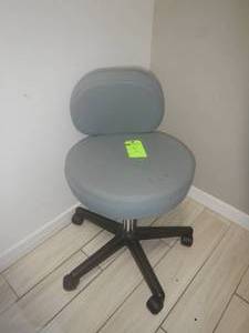 lot 10 image: Adjustable Medical Chair with Back