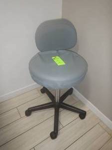 lot 12 image: Adjustable Medical Chair with Back