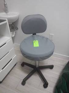 lot 16 image: Adjustable Medical Chair with Back