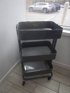lot 36 image: 3 Tier Storage Cart