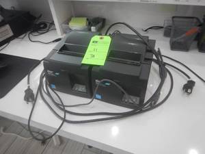 lot 38 image: (2) Receipt Printer Star TSP100 FuturePRNT
