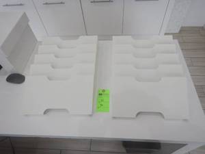 lot 39 image: (2) Wall File Organizer