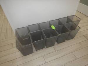 lot 42 image: (11) Metal Waste Baskets