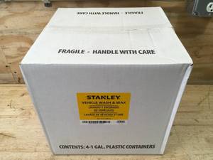 lot 68 image: Case of Stanley Vehicle Wash and Wax Pressure Washer Detergent
