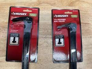 lot 121 image: HUSKY Lot of 2-  13 in. Nail Rockers