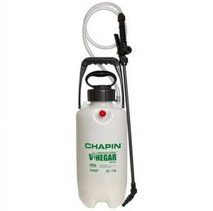 lot 137 image: Chapin 16100 1-Gallon Made in USA Garden Pump Sprayer with Ergonomic Handle, Trigger Shut Off, Adjustable Cone Nozzle and in-Tank Filter, for Spraying Weeds, Insects, Fertilizers, Translucent White