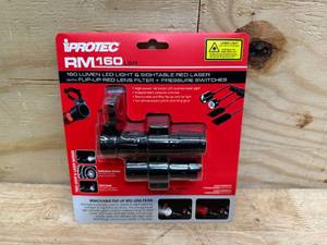 lot 139 image: iPROTEC Rail Mount Firearm Light Red Laser 6094