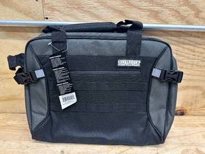 lot 148 image: Lunkerhunt Fishing Tackle Sling Bag with Adjustable Strap - Water-Resistant TPE Fabric 04282515
