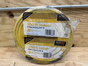 Cerrowire 250 ft. 12/2 Yellow Solid CerroMax SLiPWire Copper NM-B Wire
