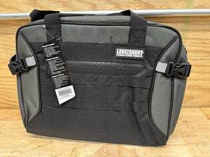 lot 76 image: Lunkerhunt Fishing Tackle Sling Bag with Adjustable Strap - Water-Resistant TPE Fabric 04282515