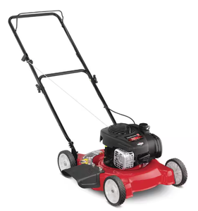lot 4 image: Yard Machines 20 in. 125 cc OHV Briggs and Stratton Gas Walk Behind Push Mower Model # 11A-02BT729