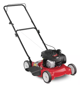 lot 55 image: Yard Machines 20 in. 125 cc OHV Briggs and Stratton Gas Walk Behind Push Mower Model # 11A-02BT729