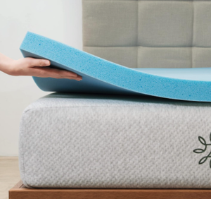 lot 17 image: Zinus 3 Green Tea Cooling Gel Memory Foam Zoned Support Mattress Topper Full Size 04232518.34