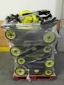 lot 19 image: RYOBI Lot of 8- Non-Working Battery Powered Lawn Mowers (Tool Only)