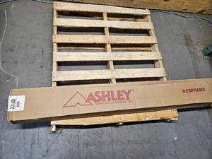 lot 225 image: ASHELY FURNITURE TwinFull Bolt on Metal Bed Frame