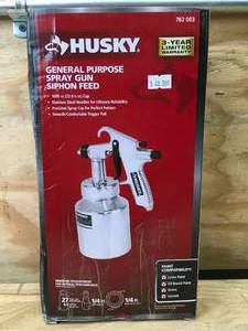 lot 49 image: Husky General Purpose Spray Gun Siphon Feed