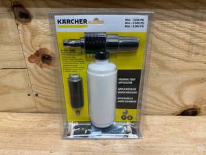 lot 231 image: Krcher - Foaming Soap Applicator - For Gas & Electric Power Pressure Washers