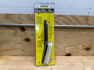 lot 232 image: Krcher - Soft Bristle Pressure Washer Wash Brush Attachment Accessory - 3000 PSI - Quick-Connect