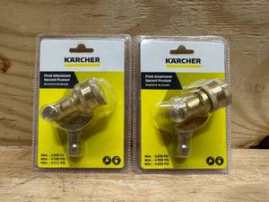 lot 233 image: Karcher Lot of 2-  Pivot Nozzle for Gas and Electric Pressure Washers, 4000 PSI Rating