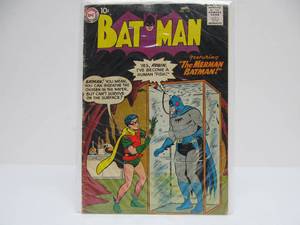 lot 16 image: DC Comics BATMAN No. 118 The Battle of Police Island - 1958