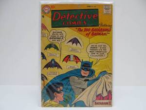 lot 22 image: DC Detective Comics No. 244 - BATMAN - The 100 Batarangs of Batman - 1957