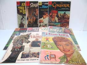 lot 25 image: Lot of 10 1950s 10-Cent DELL Comics