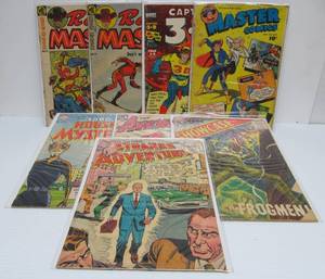 lot 30 image: Lot of 8 Assorted 1950s 10-Cent Comic Books