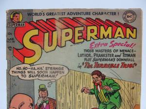 lot 39 image: Lot of 5 1950s DC SUPERMAN Comics - All 1954