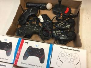 lot 192 image: Variety Video Game Controllers