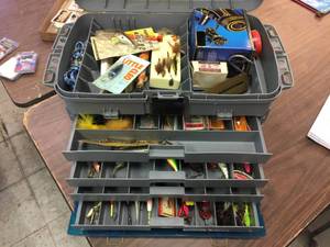 lot 223 image: Large Plano 750 Guide Series Tackle Box wTackle