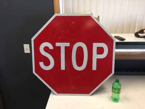 lot 226 image: Classic 30 STOP Sign