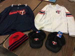 lot 249 image: MN Twins Hats - Long Sleeves