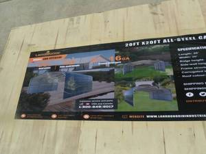 lot 58 image: Landhoner Car Port 20 x 20