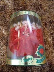 lot 12 image: 1993 Happy Holidays Barbie - NewSealed