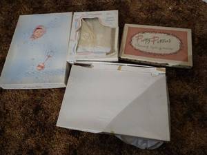 lot 22 image: (4) Vintage Baby Outfits