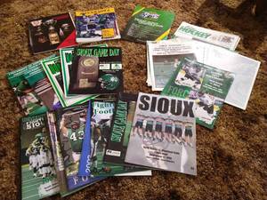 lot 38 image: Huge Lot of Sioux Programs, Etc