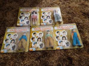 (5) Vintage Little Rascals Action Figures