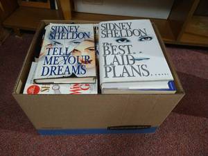 lot 78 image: Box of Novels - Sidney Sheldon & Romance