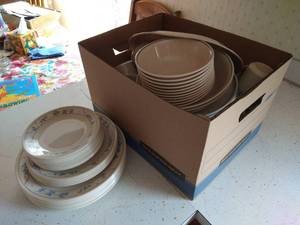 lot 142 image: Large Lot of Correlle Dishes