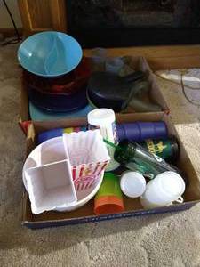 lot 158 image: (2) Boxes of Dishes