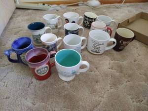 lot 162 image: Large Lot of Mugs - Nice Variety