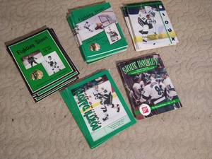 lot 202 image: (34) Fighting Sioux Hockey Programs from the 1990s