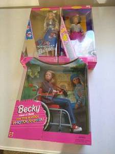 lot 203 image: (3) Barbie Dolls - Norwegian, French & Becky School Photographer