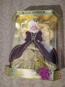 lot 205 image: 1996 Happy Holidays Barbie - NewSealed