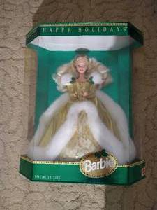 lot 232 image: 1994 Happy Holidays Barbie - NewSealed